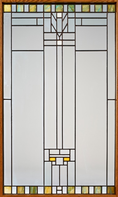 Frank Lloyd Wright (1867-1959), window from the Meyer May House, Grand Rapids, Michigan, designed circa 1908. Sold for $25,200 in Design on 9 December at Christies in New York