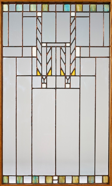 Frank Lloyd Wright (1867-1959), window from the Meyer May House, Grand Rapids, Michigan, designed circa 1908. Sold for $25,200 in Design on 9 December at Christies in New York
