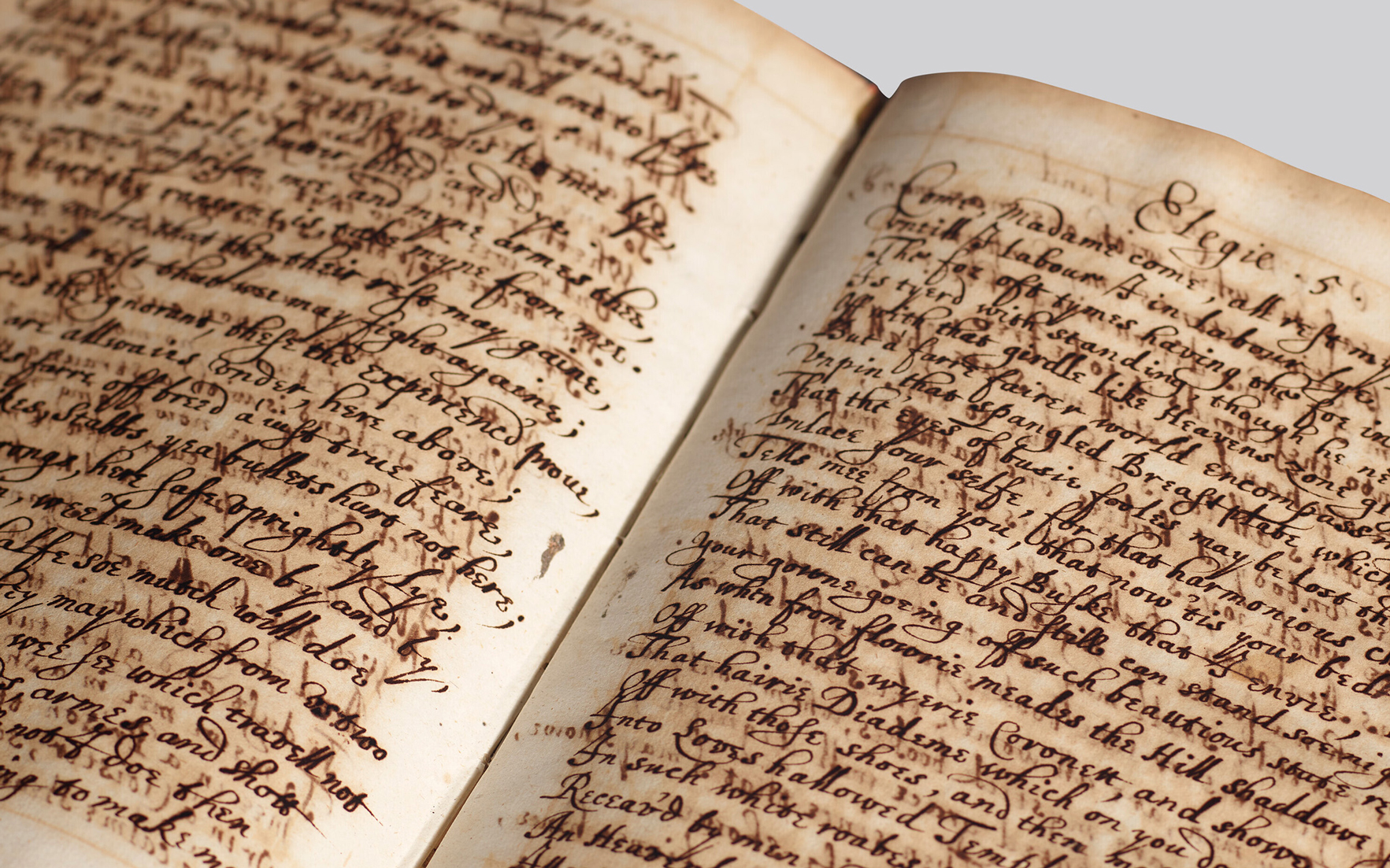 John Donne, Contemporary manuscript collection of poetry and prose, c. 1630-1633. Estimate $200,000-$300,000. Offered in Fine Printed Books and Manuscripts from 23 November-7 December 2022 at