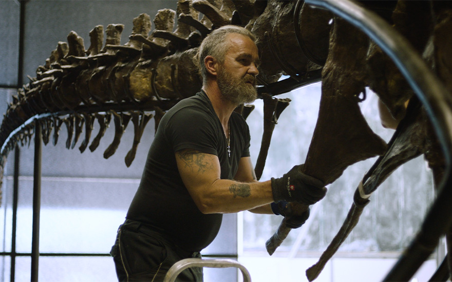Making history shen the tyrannosaurus rex in all its ferocious glory