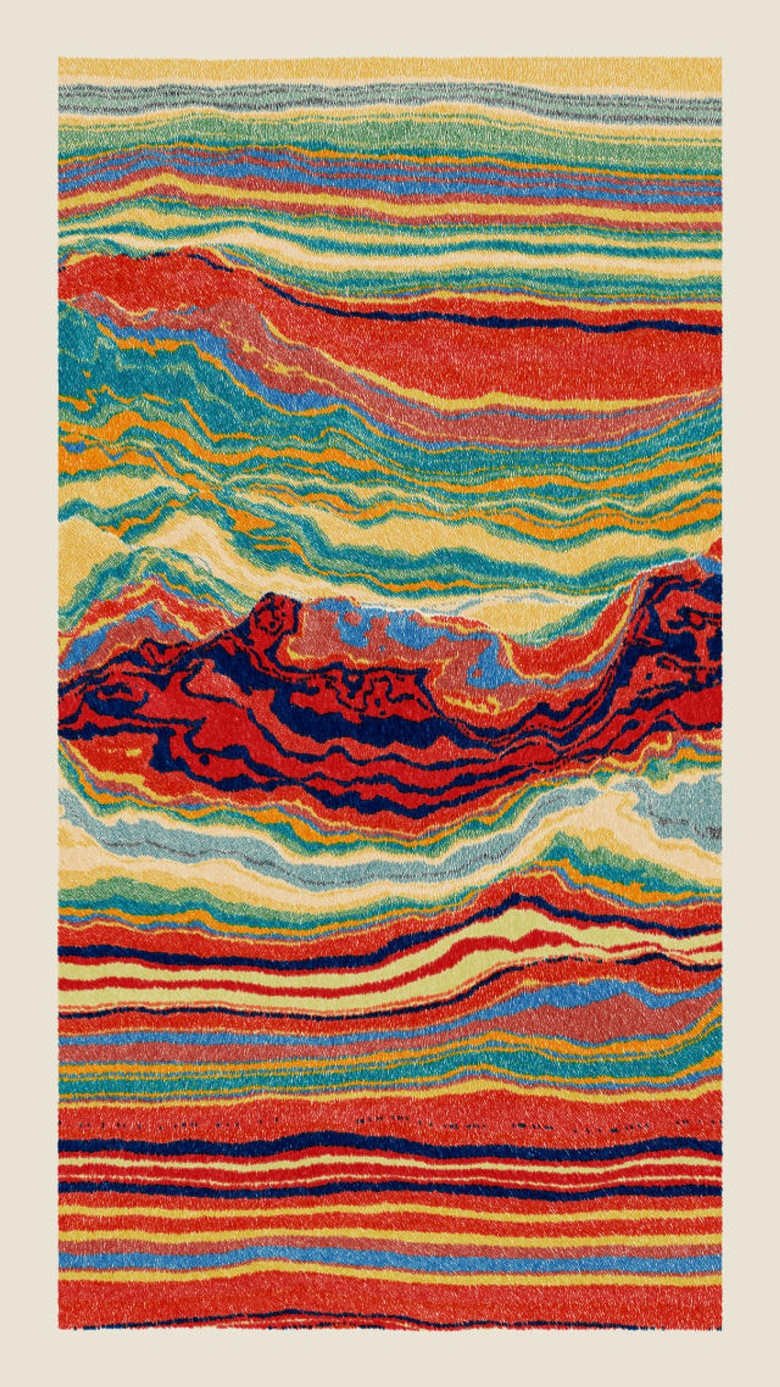 Matt DesLauriers, Meridian #547, 2021. Collection of the Los Angeles County Museum of Art, gift of The Cozomo de’ Medici Collection