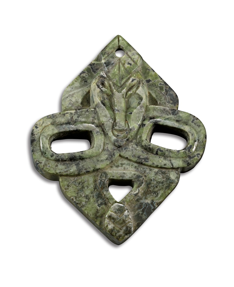 Henri Gaudier-Brzeska (1891-1915), Charm, 1914. Irish green marble. 4¼ in (10.8 cm) high. Estimate £60,000-80,000. Offered in the Modern British and Irish Art Evening Sale on 21 March 2023 at Christie’s in London