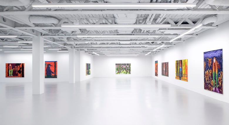 The opening exhibition of works by Omar El Lahib at Saatchi Yates’s new Bury Street gallery in early 2023
