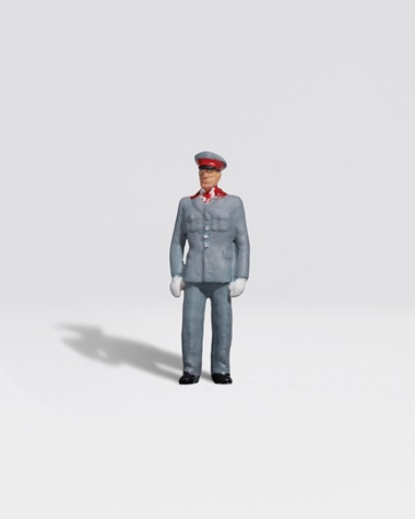 Colin Kemp was immortalised in a work by specialist Robert Brown for the Christie’s 2019 staff art show auction