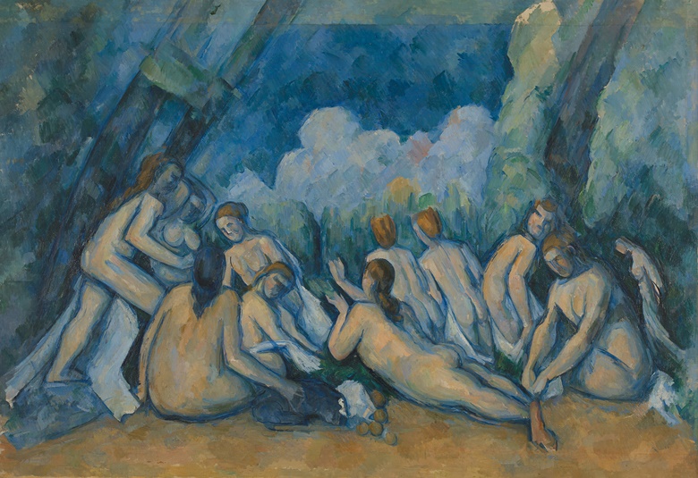 Paul Cezanne, Bathers (Les Grandes Baigneuses), circa 1894-1905. Oil on canvas. 127.2 x 196.1 cm. The National Gallery, London. Photo © The National Gallery, London