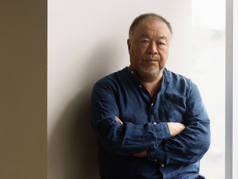 Ai Weiwei at the Design Museum, September 2022. Photo © Rick Pushinsky for the Design Museum