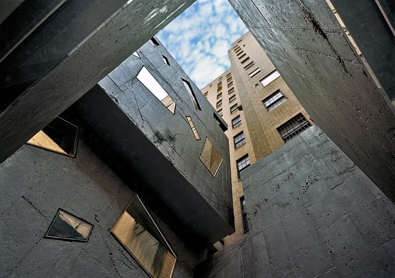 The exterior of Adam Lindemann’s home designed by David Adjaye, New York, 2011. Photograph Robert Polidori