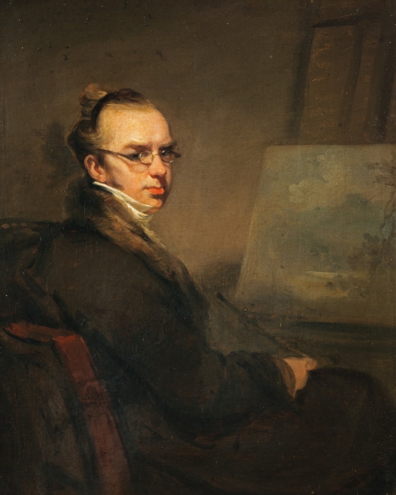 George Chinnery (1774-1852), Self-portrait, 1824-28. Oil on canvas. 40.6 x 33 cm. National Galleries of Scotland. Purchased 1934; transferred from the SNPG 1969