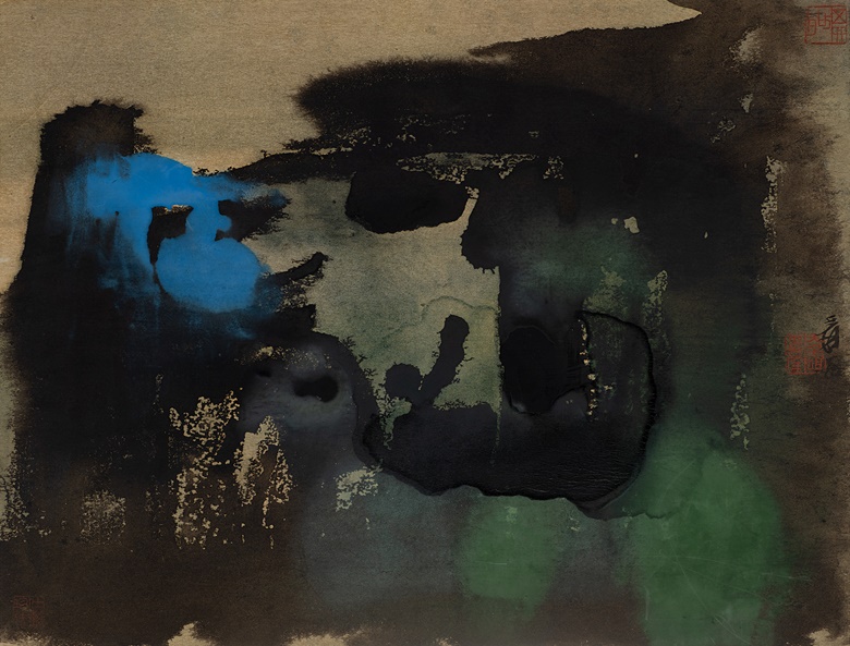 Zhang Daqian (1899-1983), Cloud Girdled Crags, 1965, from the Foh Collection