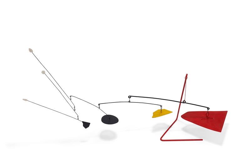 Alexander Calder (1898-1976), Cantilever, 1973. Standing mobile—sheet metal, wire and paint. 34 x 60 x 11½ in (86.3 x 152.4 x 28.4 cm). Estimate $1,800,000-$2,500,000. Offered in Post-War & Contemporary Art Day Sale on 18 November at Christie’s New York