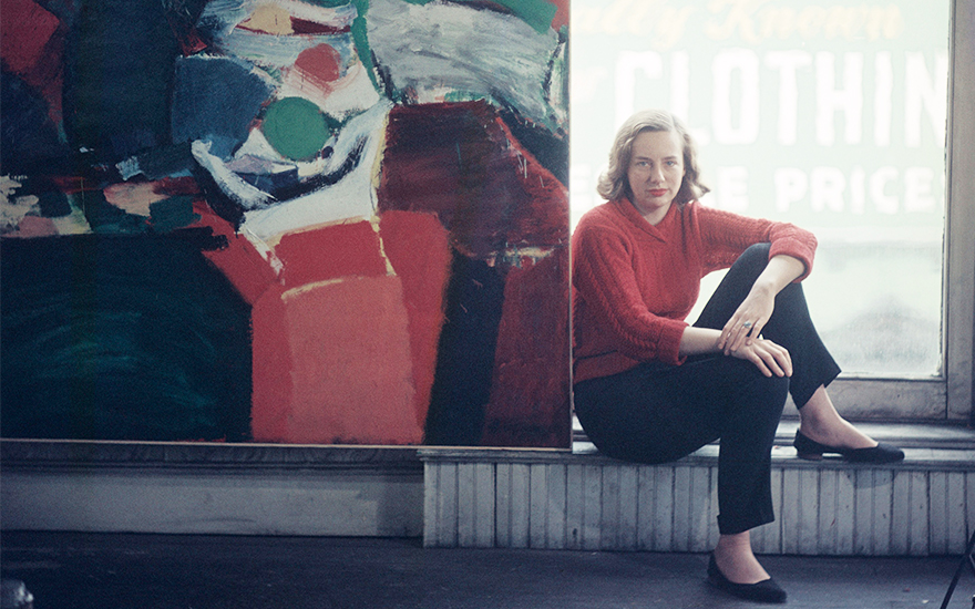 Gordon Parks, Untitled, New York, New York (Grace Hartigan in her studio, detail), 1957. Courtesy of and copyright The Gordon Parks Foundation
