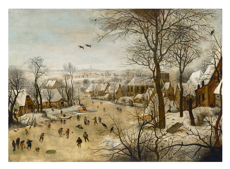 Pieter Brueghel the Younger (1564-1638), The Birdtrap. Oil on panel. 16 x 22 ¼ in (41 x 56.5 cm). Estimate $1,500,000-$2,500,000. Offered in Old Master Paintings Part 1 on 27 January 2023 at Christies New York