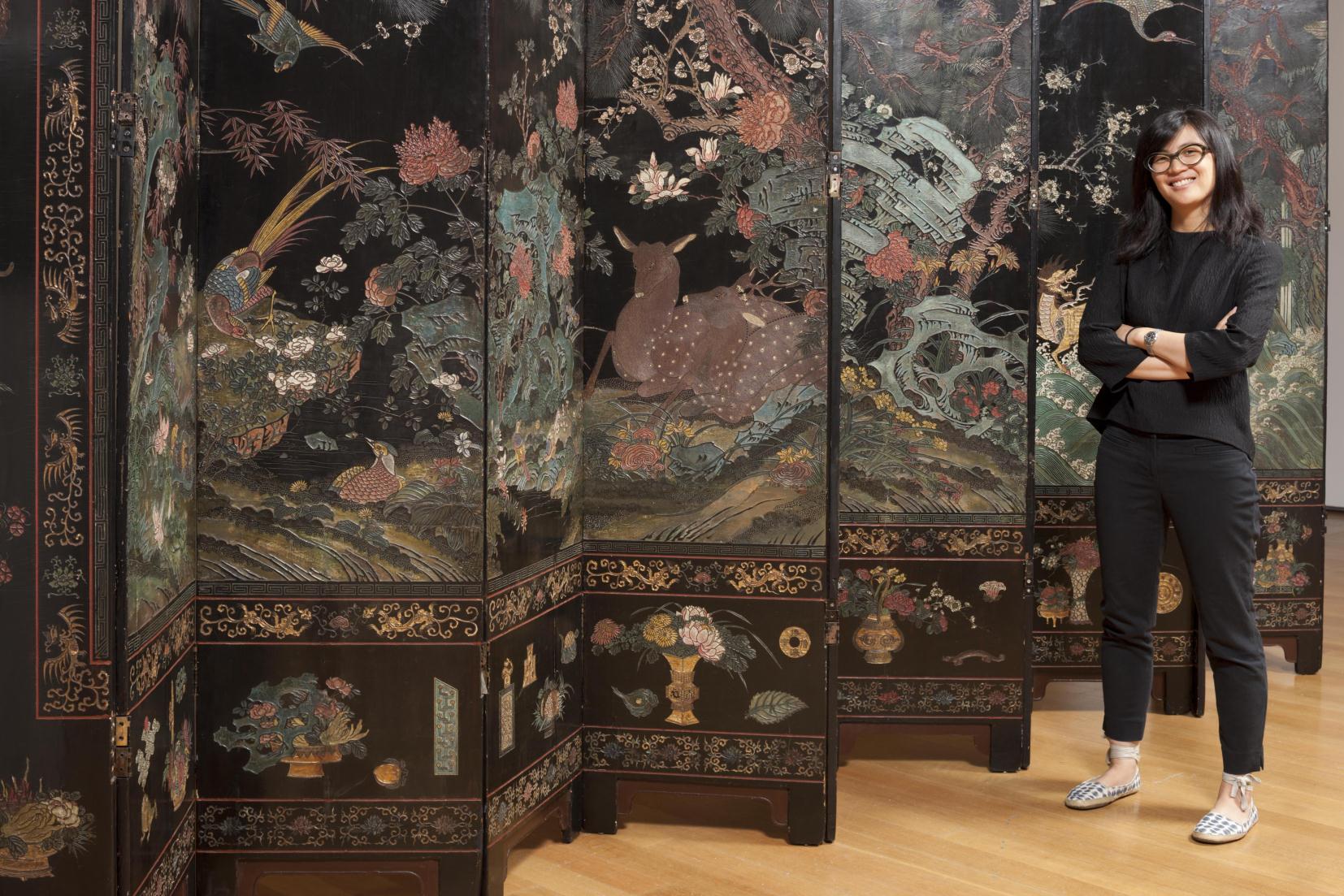 5 minutes with… A 12-panel coromandel lacquer screen