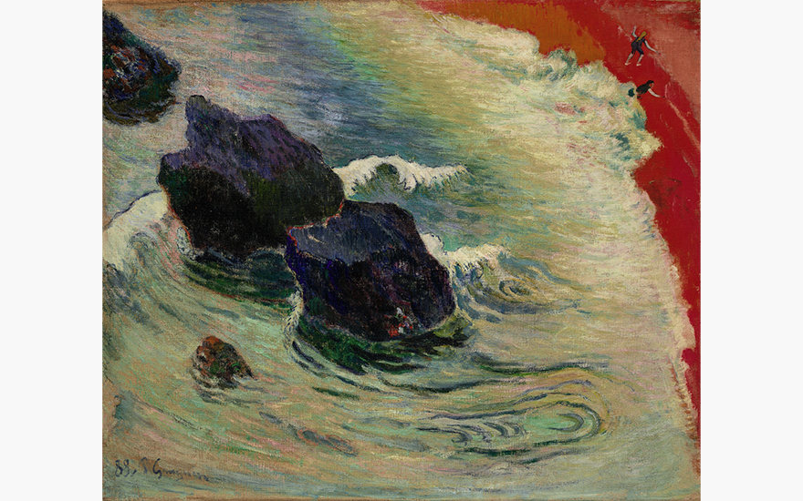 Paul Gauguin (1848-1903)
La Vague
signed and dated P Gauguin 88. (lower left)
oil on canvas
23¾ x 28⅝ in. (60.2 x 72.6 cm.)
Painted in August-October 1888
Estimate on Request