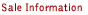 sale information