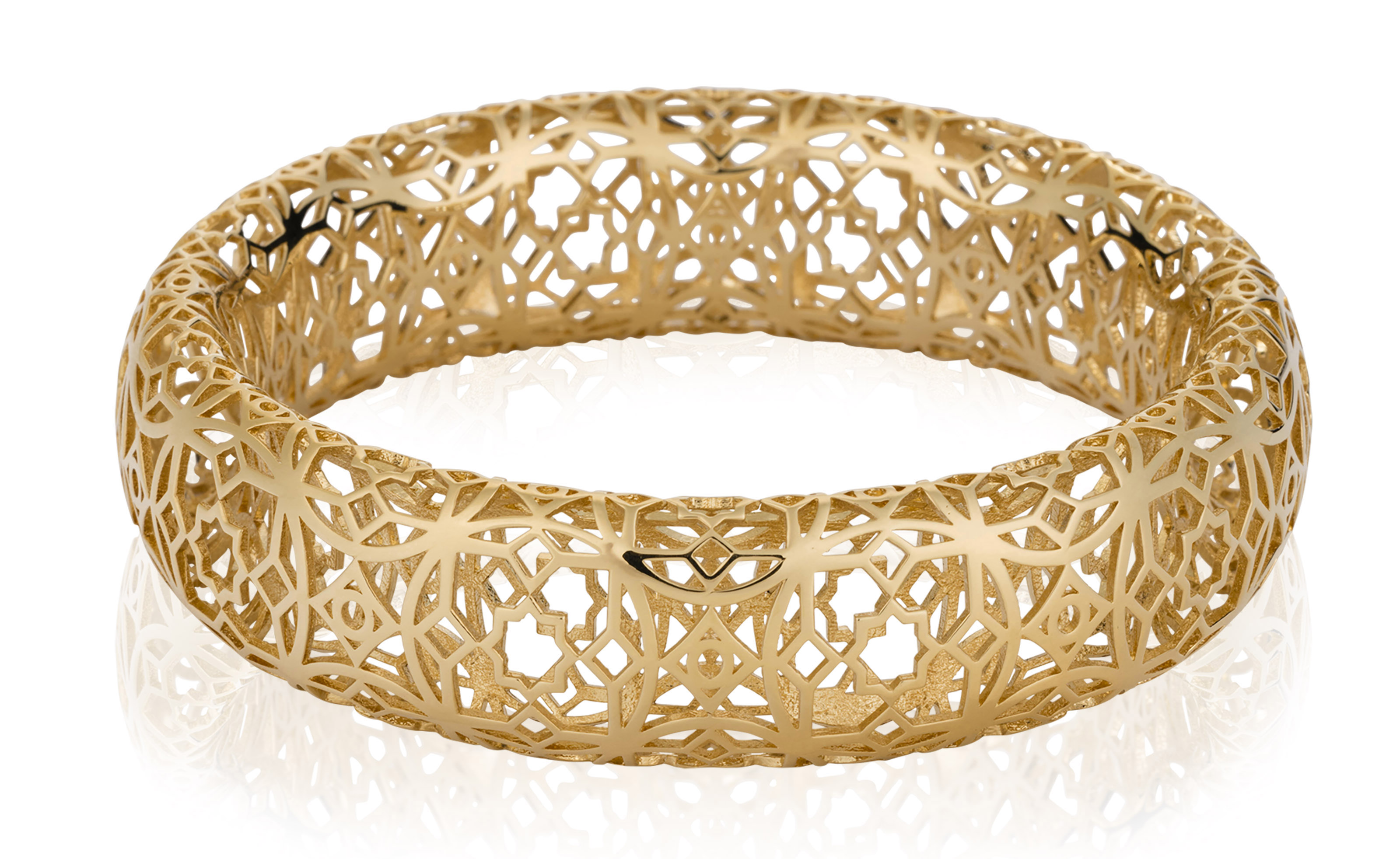 A &lsquo;Marrakesh&rsquo; gold bangle by Paloma Picasso, Tiffany &amp; Co.. Sold for $4,375 on 13 February 2018, Online